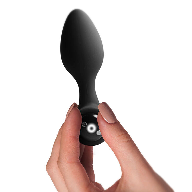 ROCKS-OFF - NOVA SOLARIS RECHARGEABLE SLIM & POWERFUL ANAL PLUG 16 FUNCTION BLACK