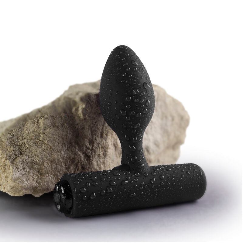 ROCKS-OFF - NOVA SOLARIS RECHARGEABLE SLIM & POWERFUL ANAL PLUG 16 FUNCTION BLACK
