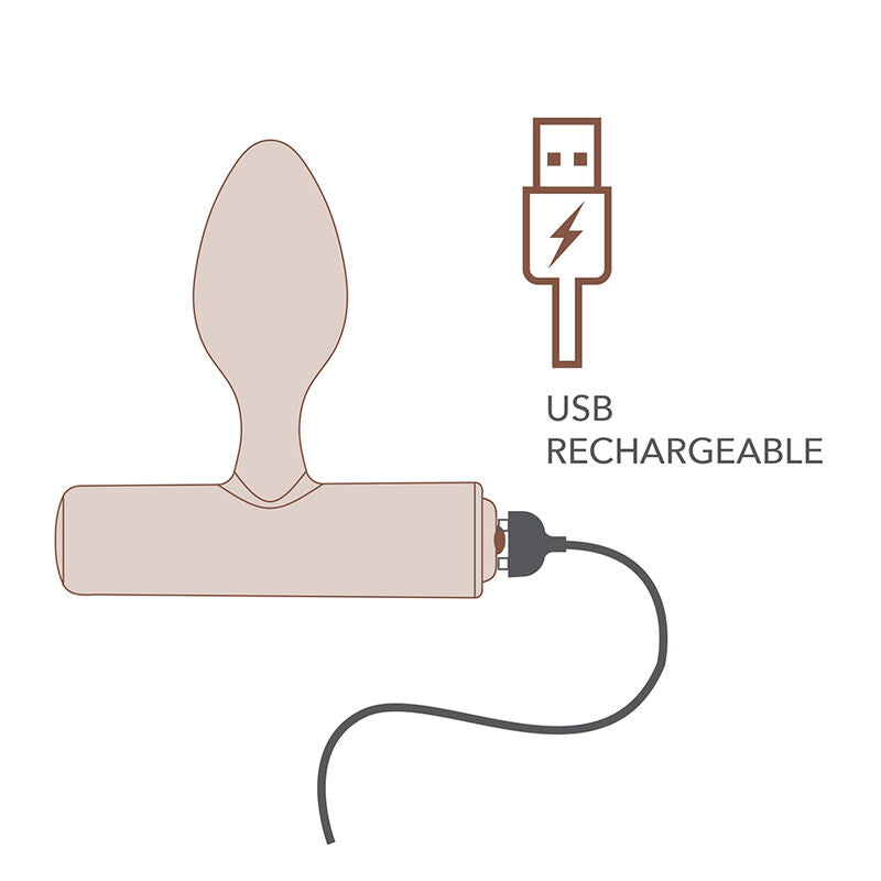 ROCKS-OFF - NOVA SOLARIS RECHARGEABLE SLIM & POWERFUL ANAL PLUG 16 FUNCTION BLACK