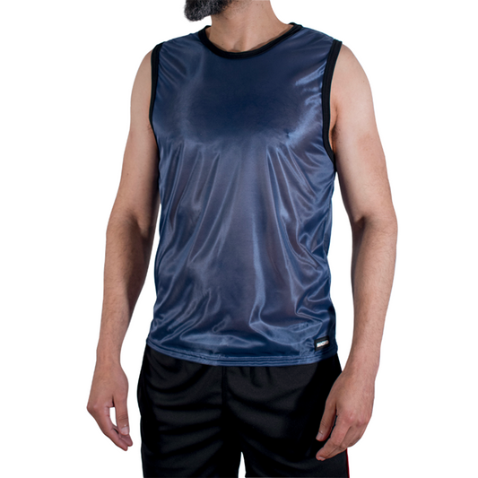 MACHO - T-SHIRT BLU NAVY S/M