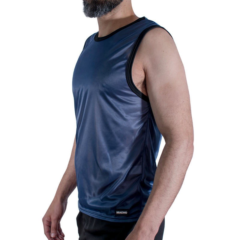 MACHO - MARINEBLAUES T-SHIRT S/M