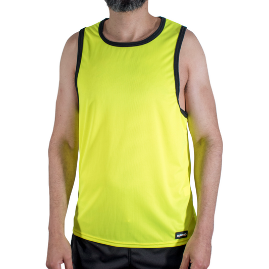 MACHO - CMV001 YELLOW GYM T-SHIRT S/M