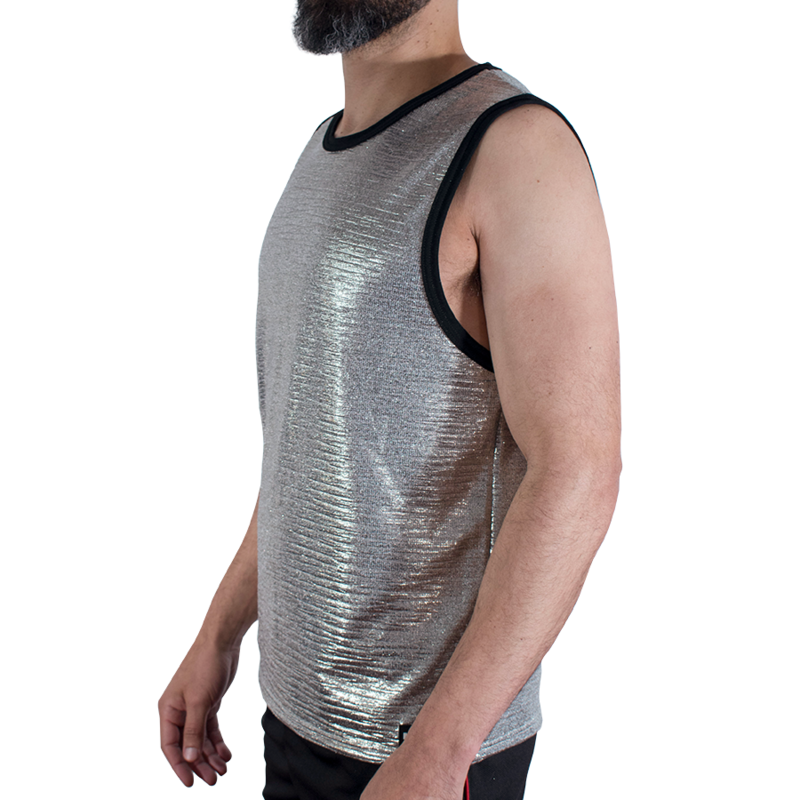 MACHO - FINE GLITTER T-SHIRT L/XL