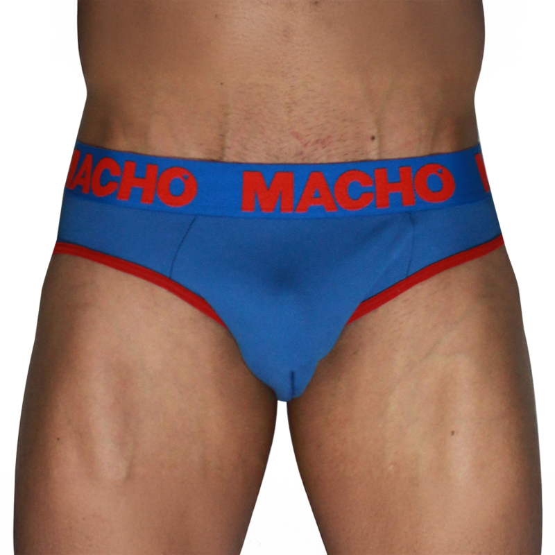 MACHO - MCH005 CLASSIC SLIP BLUE + RED M