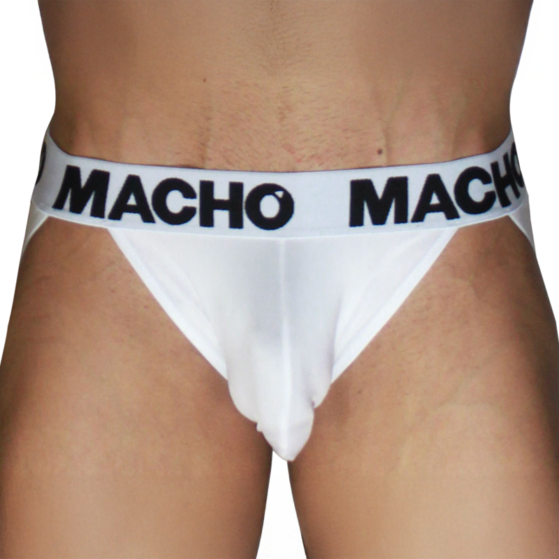 MACHO - MX29BL JOCK WHITE + WHITE M