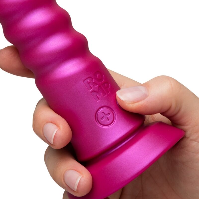 ROMP - JIGGLE UP AND DOWN VIBRATOR WITH PINK SUCTION CUP