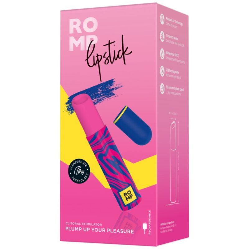 ROMP - CLITORAL STIMULATING LIPSTICK 7 LEVELS