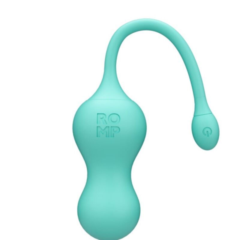 ROMP - CELLO MULTIFUNCTION VIBRATING EGG TURQUOISE REMOTE CONTROL