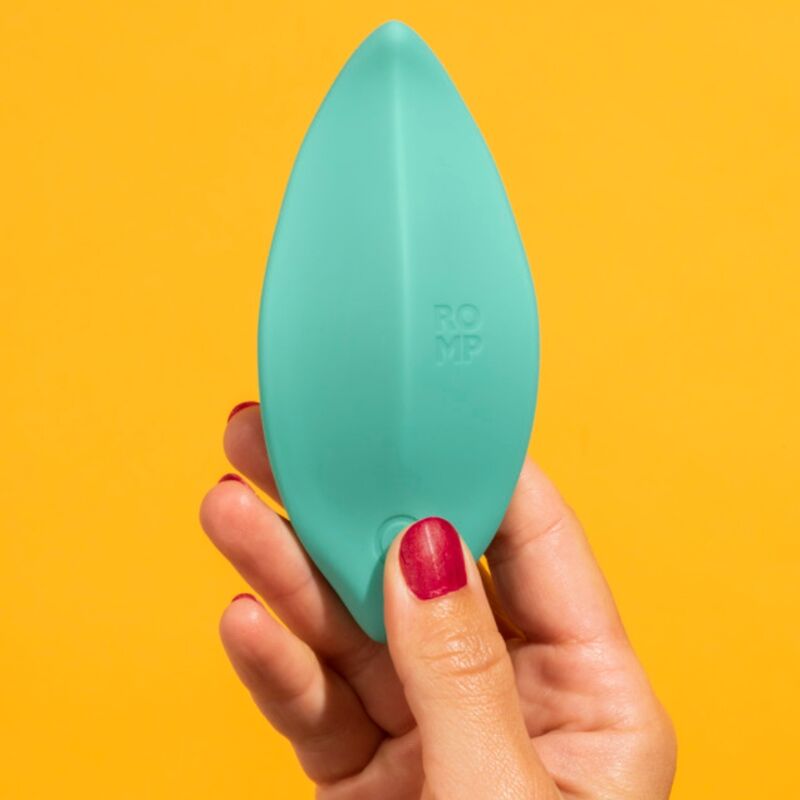 ROMP - WAVE VIBRATOR CLITORAL STIMULATOR ERGONOMIC SHAPE AQUA GREEN