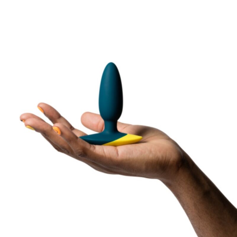 ROMP - BASS PLUG ANAL VIBRATOR 10 CM GREEN