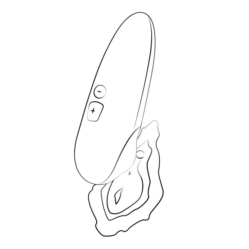 ROMP - SWITCH X CLITORAL STIMULATOR 6 LEVELS ORANGE