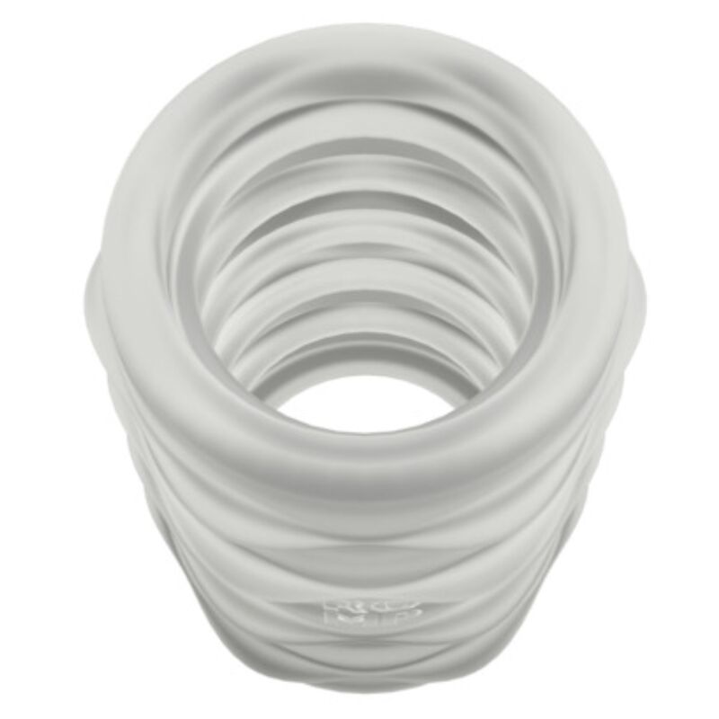 ROMP - MOSH TRANSPARENT MALE MASTURBATOR WITH 6 CM REVERSBLE SHEATH