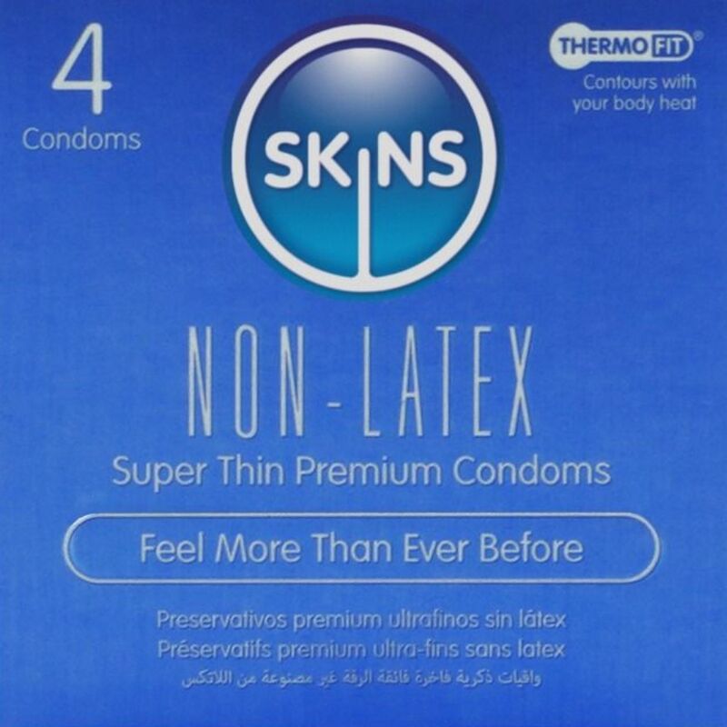 SKINS - LATEX-FREE CONDOMS PACK OF 4