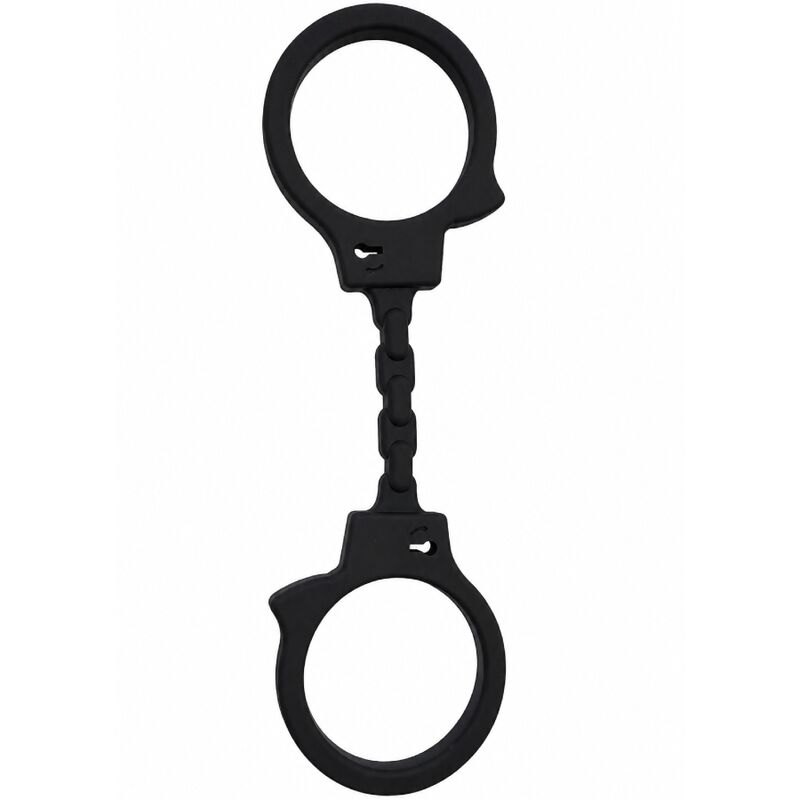 DIABLO PICANTE - SILICONE HANDCUFFS BLACK