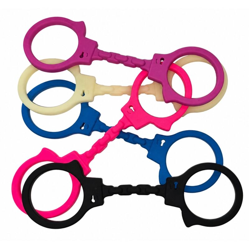 DIABLO PICANTE - SILICONE HANDCUFFS PINK