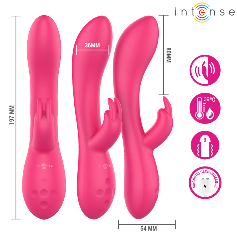INTENSE - TAMMY RABBIT STIMULATOR WITH HEAT
