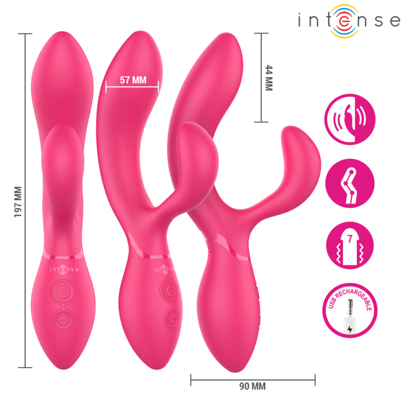 INTENSE - CHARLY ARTICULATED VIBRATING STIMULATOR