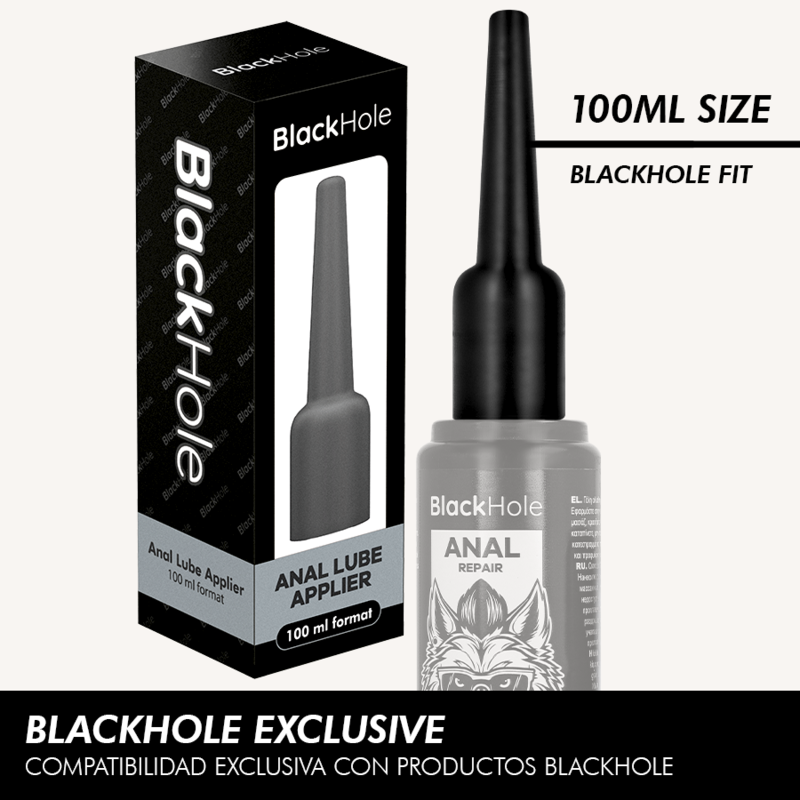 BLACK HOLE - ANAL LUBE APPLIER  L SIZE 100 ML