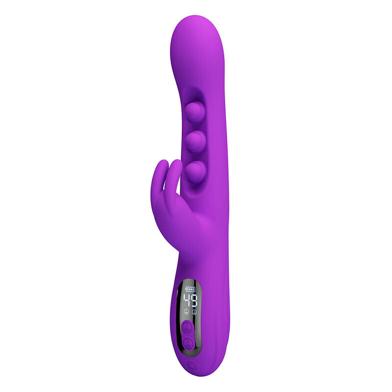 PRETTY LOVE - SABIEN RABBIT VIBRATOR WITH TAPPING STIMULATION AND PURPLE LED