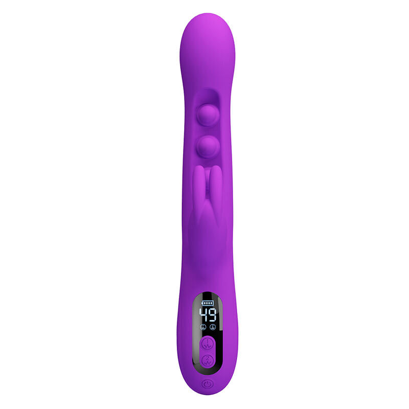 PRETTY LOVE - SABIEN RABBIT VIBRATOR WITH TAPPING STIMULATION AND PURPLE LED