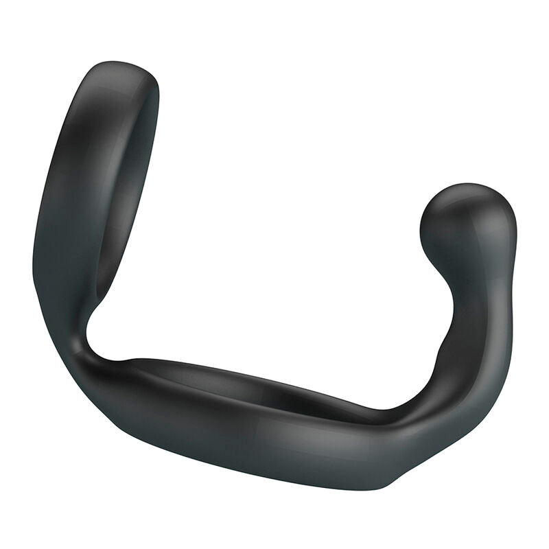 CRAZY BULL - FLORIAN DOUBLE COCK AND BALL RING BLACK