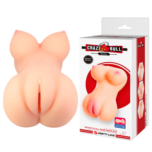 CRAZY BULL - METTE REALISTYCZNY MASTURBATOR DUPY I POCHWY