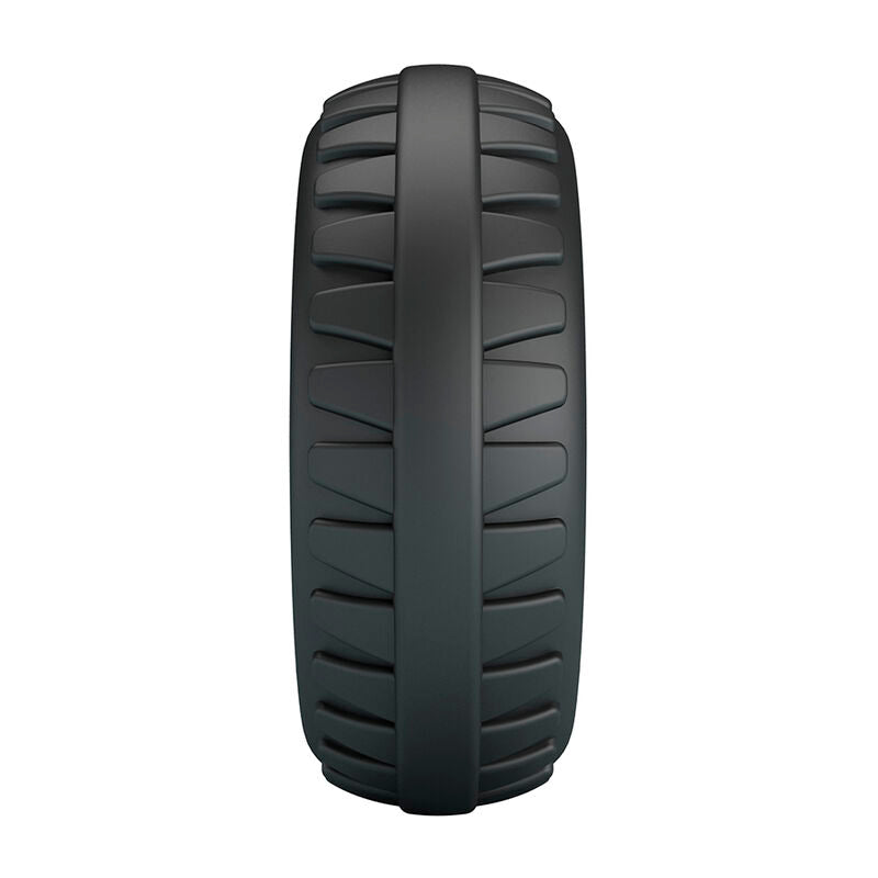 CRAZY BULL - MERRITT TEXTURED SILICONE COCK RING BLACK
