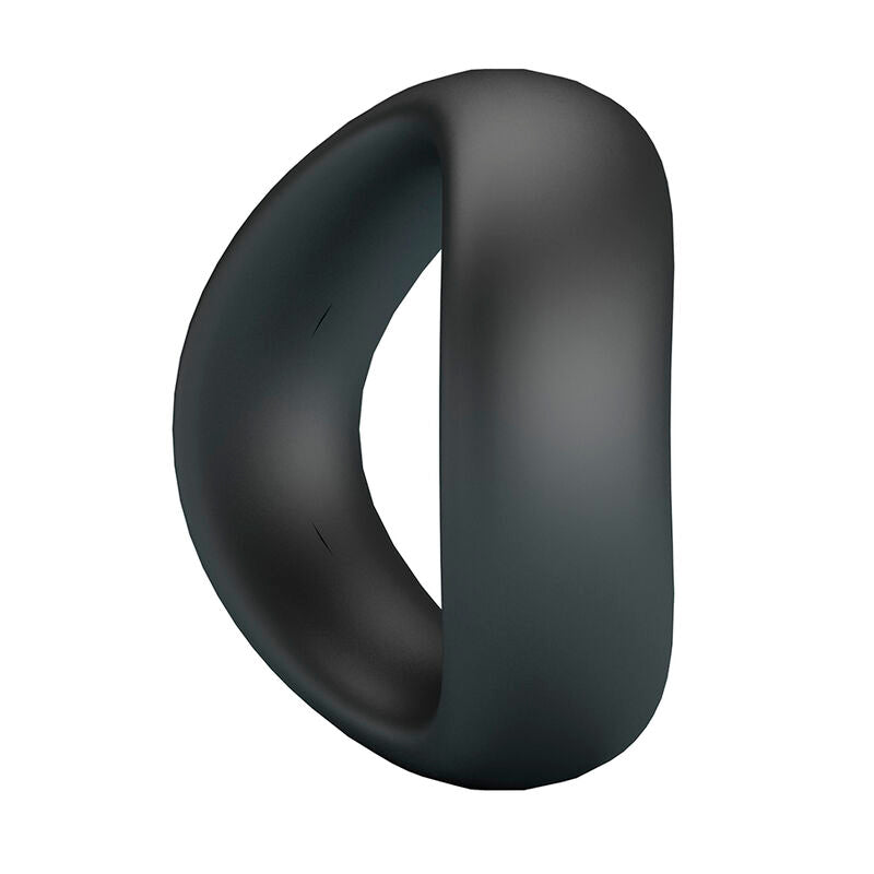 CRAZY BULL - VALEN ERGONOMIC SILICONE COCK RING BLACK