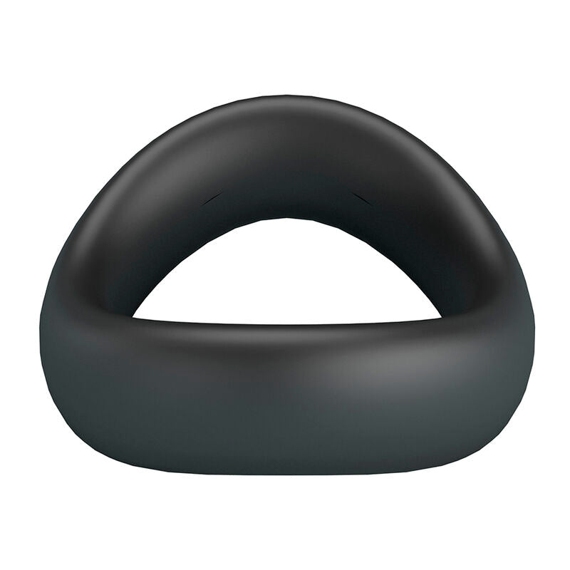 CRAZY BULL - VALEN ERGONOMIC SILICONE COCK RING BLACK