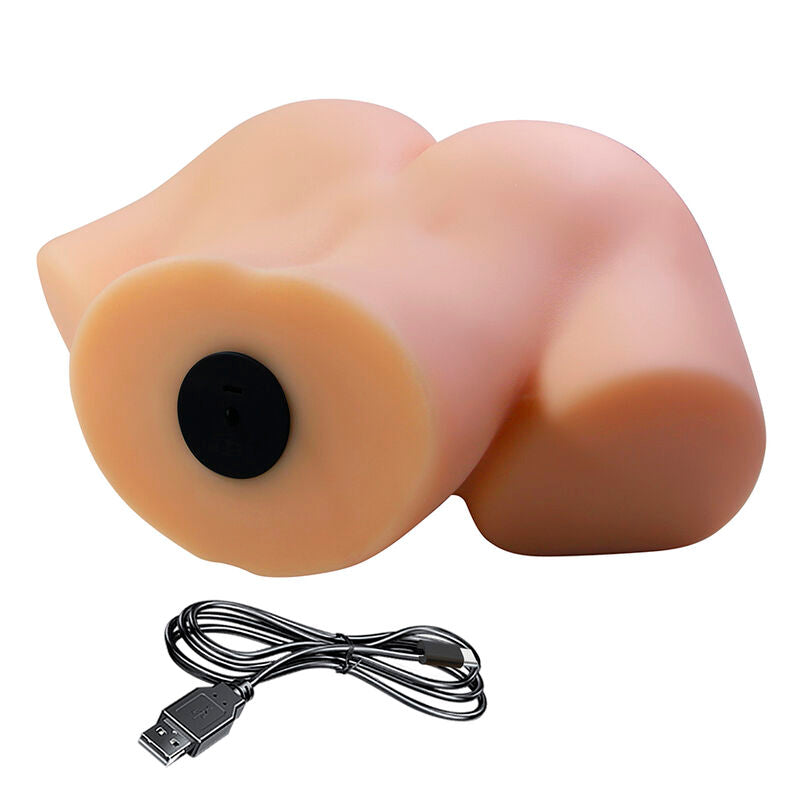CRAZY BULL - VIVIAN DOUBLE VAGINAL AND ANAL VIBRATING MASTURBATOR FLESH