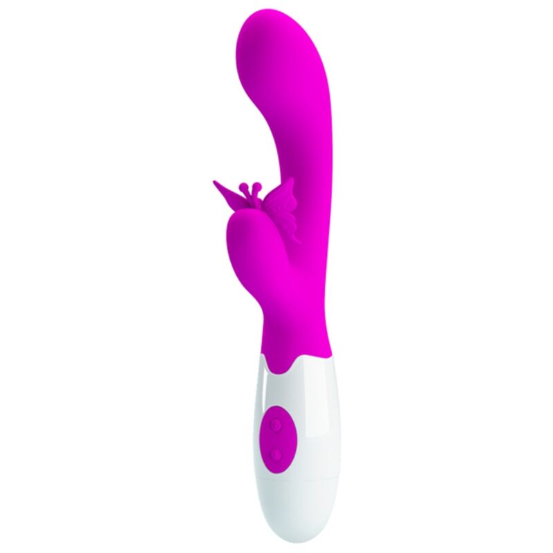 PRETTY LOVE - BUTTERFLY KISS 30 FUNCTION RABBIT VIBRATOR PURPLE