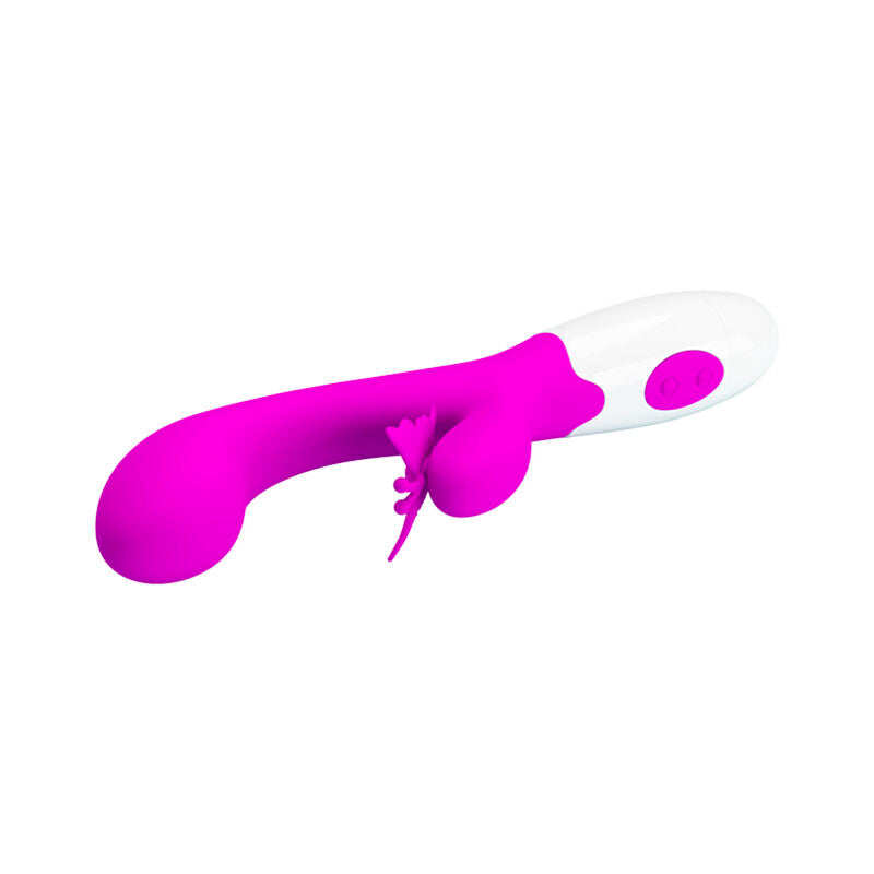 PRETTY LOVE - BUTTERFLY KISS 30 FUNCTION RABBIT VIBRATOR PURPLE