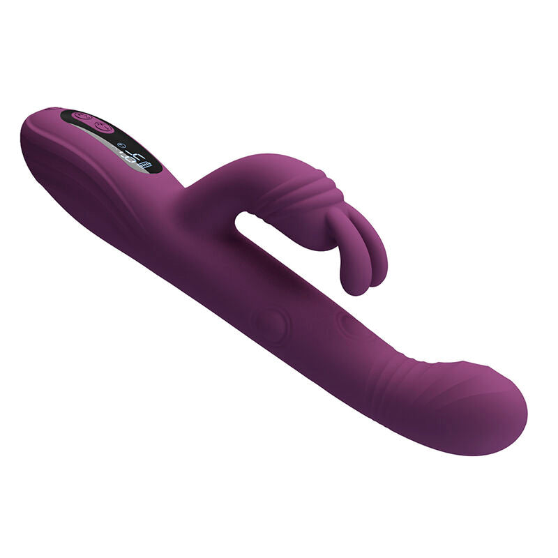 PRETTY LOVE - DEE MULTIFUNCTION RABBIT VIBRATOR OSCILLATING AND PERCUSSION PURPLE