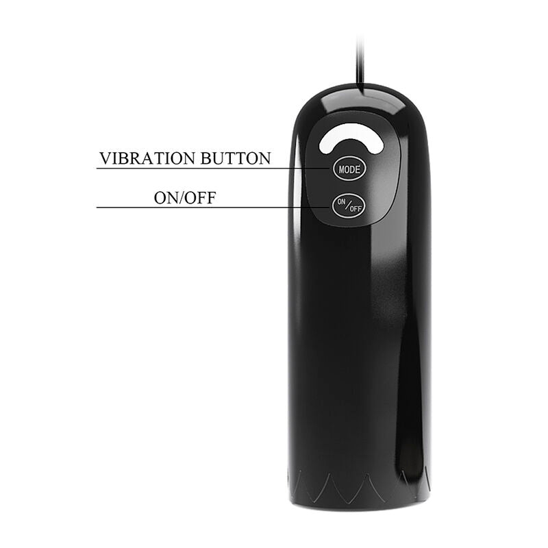 PRETTY LOVE - ROTATING NIPPLE SUCTION STIMULATOR BLACK