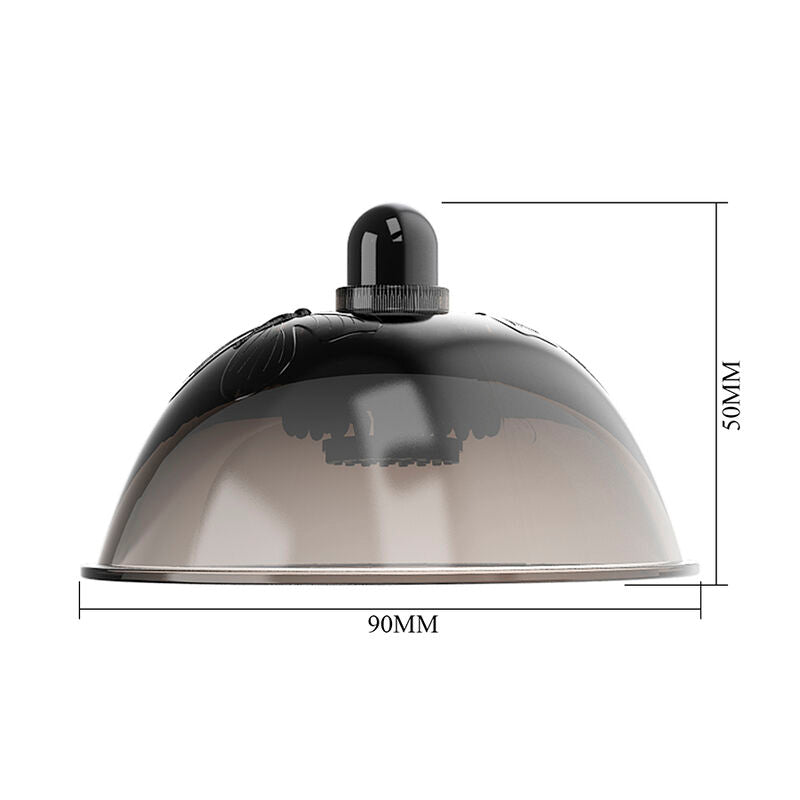 PRETTY LOVE - ROTATING NIPPLE SUCTION STIMULATOR BLACK