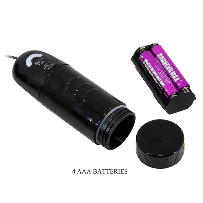 PRETTY LOVE - ROTATING NIPPLE SUCTION STIMULATOR BLACK