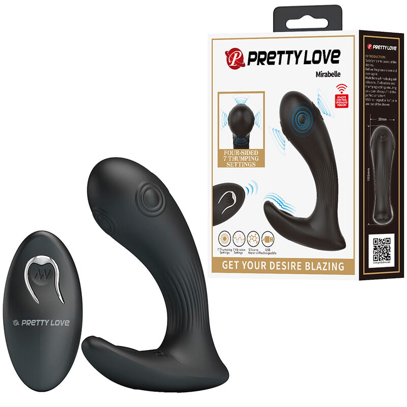PRETTY LOVE - MIRABELLE PROSTATE VIBRATOR WITH REMOTE CONTROL