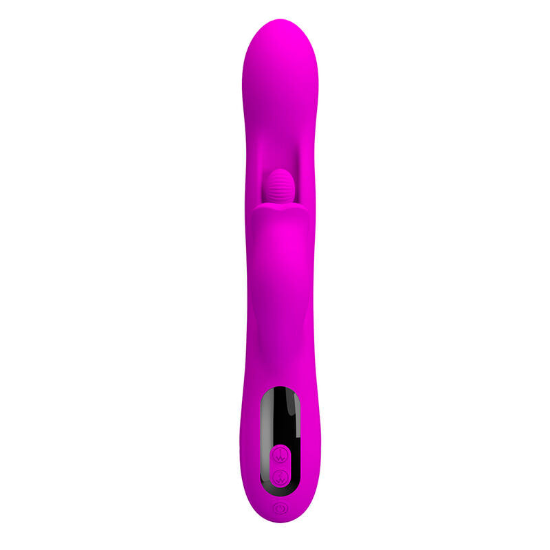 PRETTY LOVE - YALANDA RABBIT OSCILLATING VIBRATOR WITH LED DISPLAY PURPLE