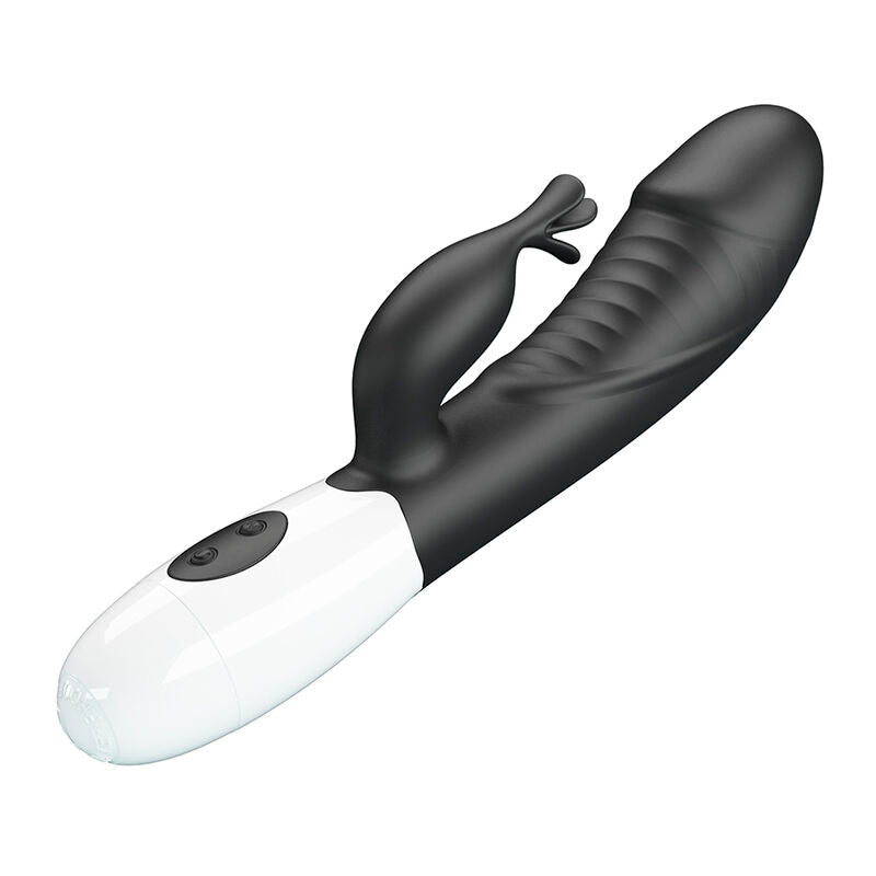 PRETTY LOVE - RASMUSSEN 30 FUNCTION RABBIT VIBRATOR BLACK