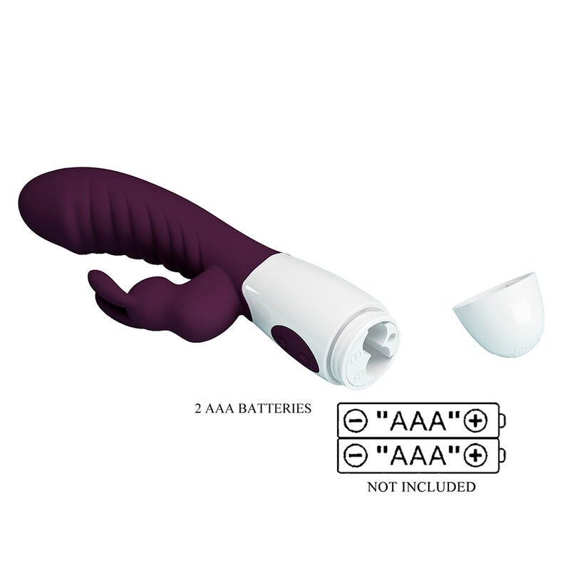 PRETTY LOVE - NAUGHTY BUNNY 30 FUNCTION RABBIT VIBRATOR PURPLE