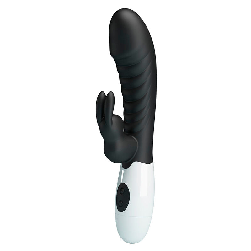 PRETTY LOVE - NAUGHTY BUNNY 30 FUNCTION RABBIT VIBRATOR BLACK