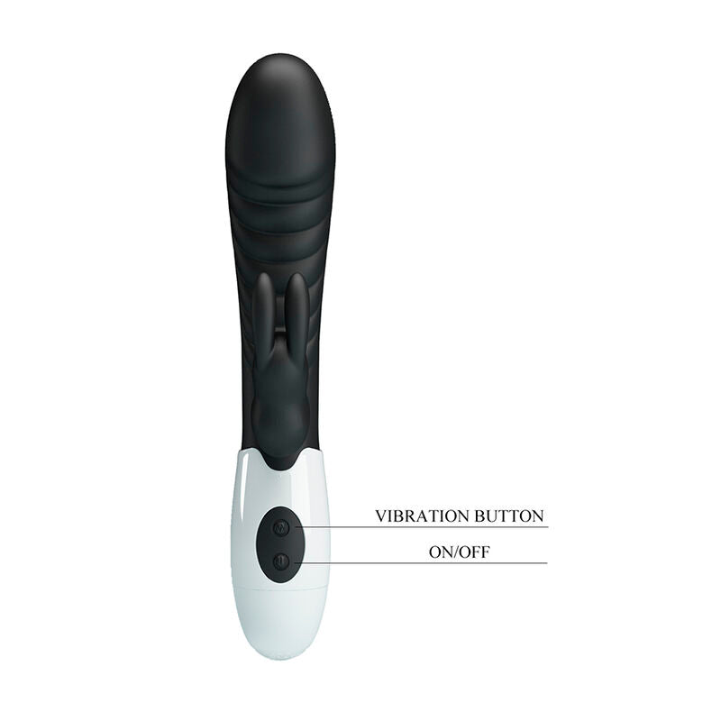PRETTY LOVE - NAUGHTY BUNNY 30 FUNCTION RABBIT VIBRATOR BLACK