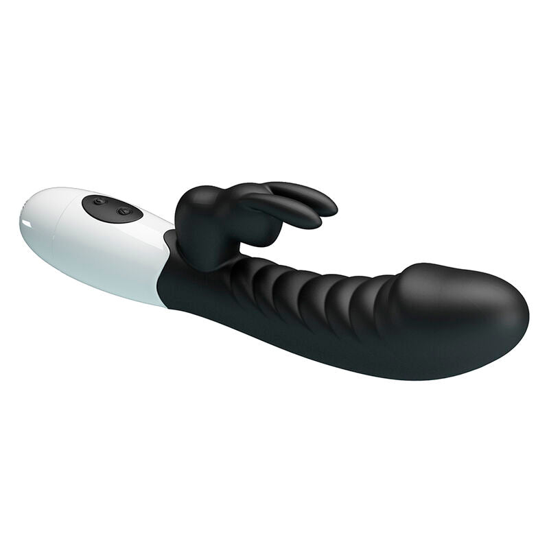 PRETTY LOVE - NAUGHTY BUNNY 30 FUNCTION RABBIT VIBRATOR BLACK