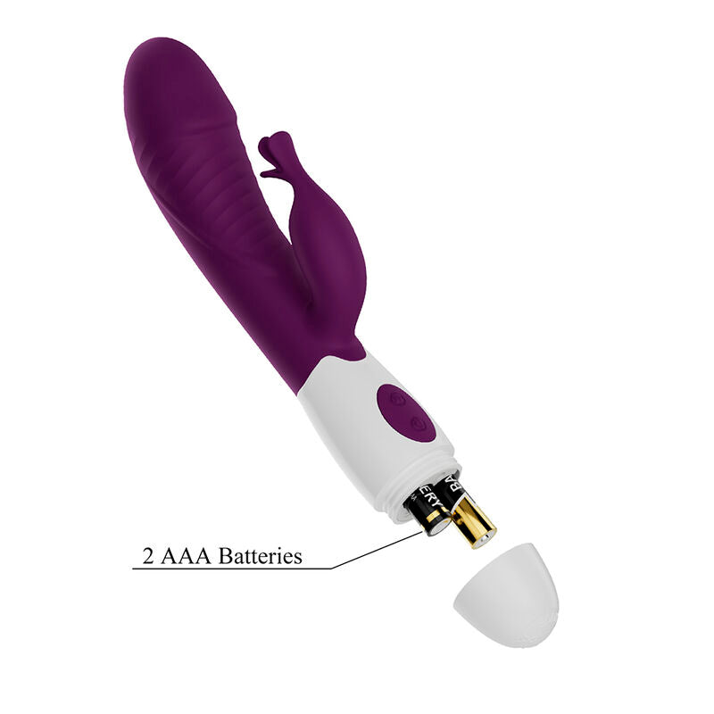 PRETTY LOVE - ROGUE MUSE 30 FUNCTION RABBIT VIBRATOR PURPLE