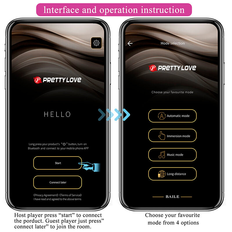 PRETTY LOVE - KLAY THRUSTING EGG VIBRATOR APP CONTROL PURPLE
