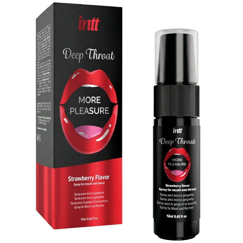 INTT - DEEP THROAT MORE PLEASURE ORAL SPRAY STRAWBERRY FLAVOR