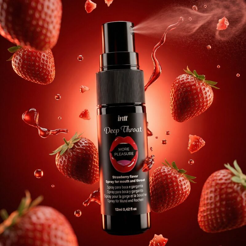 INTT - DEEP THROAT MORE PLEASURE ORAL SPRAY STRAWBERRY FLAVOR
