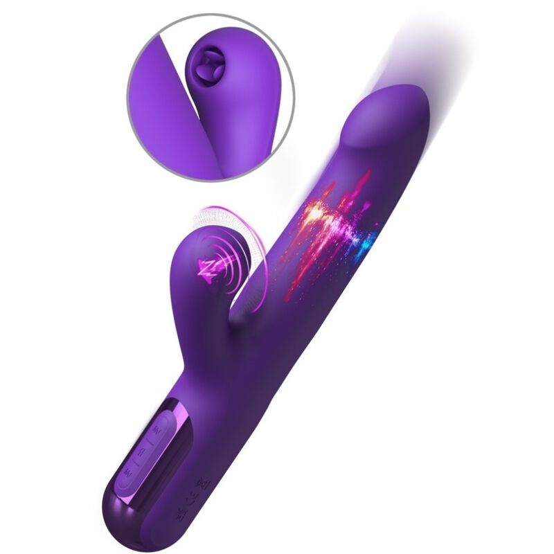 FANTASY FOR HER - SUPER SONIX THRUSTER RABBIT VIBRATOR PURPLE