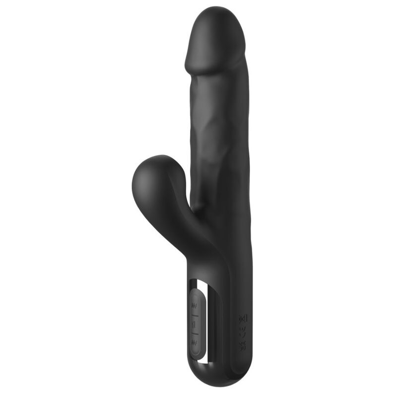 FETISH FANTASY SERIES - SONIX SILICONE THRUSTER RABBIT VIBRATOR BLACK