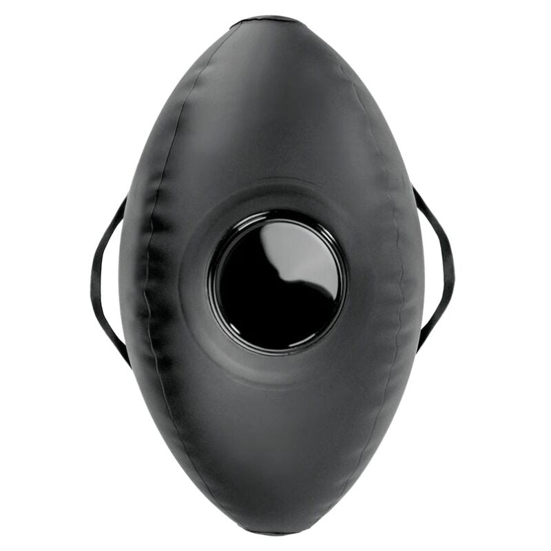 FETISH FANTASY SERIES - BODY DOCK INFLATABLE LOVE BALL WITH DILDO BLACK 41.9 CM